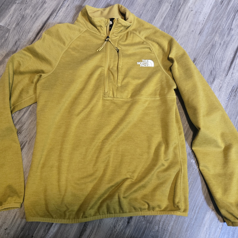 The North Face Yellow Quarter-Zip Sweatshirt